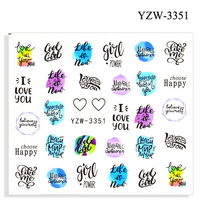 2023. aasta suvelillede flamingo küünekleebised 3D abstraktsed daami näokujunduse kleepuvad liugurmähised maniküüri küünte kaunistustega kleebised