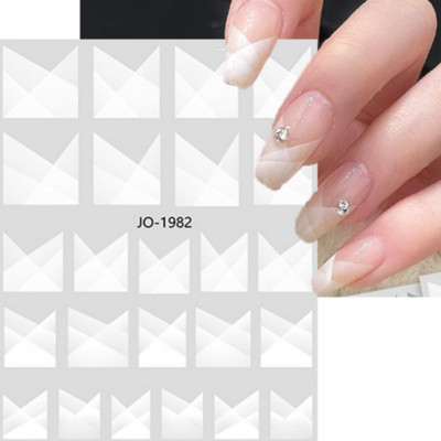 Μπλε μάρμαρο εφέ 3D Golden Wave Line Nails Art Αυτοκόλλητα Χρυσό μπρονζέ συρόμενο αυτοκόλλητο γεωμετρικές γραμμές Άνοιξη αυτοκόλλητα διακόσμηση