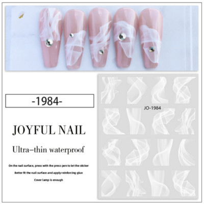 Μπλε μάρμαρο εφέ 3D Golden Wave Line Nails Art Αυτοκόλλητα Χρυσό μπρονζέ συρόμενο αυτοκόλλητο γεωμετρικές γραμμές Άνοιξη αυτοκόλλητα διακόσμηση