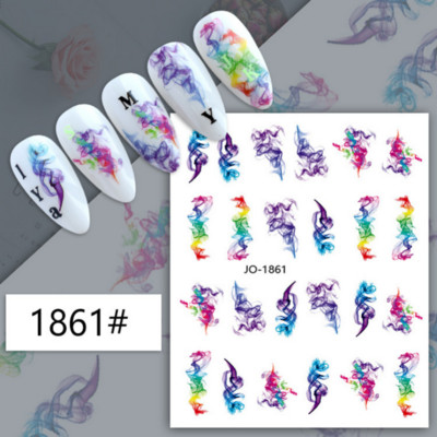 Μπλε μάρμαρο εφέ 3D Golden Wave Line Nails Art Αυτοκόλλητα Χρυσό μπρονζέ συρόμενο αυτοκόλλητο γεωμετρικές γραμμές Άνοιξη αυτοκόλλητα διακόσμηση