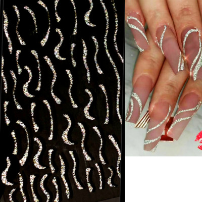 Μπλε μάρμαρο εφέ 3D Golden Wave Line Nails Art Αυτοκόλλητα Χρυσό μπρονζέ συρόμενο αυτοκόλλητο γεωμετρικές γραμμές Άνοιξη αυτοκόλλητα διακόσμηση