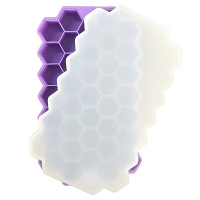 Συσκευή πάγου σιλικόνης 37 διαμερισμάτων Ice Tray Ice Maker Αξεσουάρ για κοκτέιλ ουίσκι κουζίνας Παγωτομηχανή κατηγορίας τροφίμων