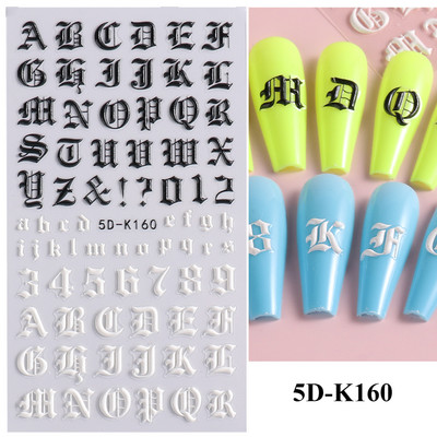 5D лилави цветя Стикери Стикери за изкуство за нокти Релефен дизайн на цветя Лепило Акрилни плъзгачи за нокти Декорации Маникюр TR5D-K045