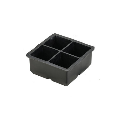 Be BPA, 6 dideli ledo padėklai, formelės milžiniškos, didelės maistinės klasės silikoninės ledo kubelių kvadratinės formos formelės „pasidaryk pats“ ledo gaminimo aparatas