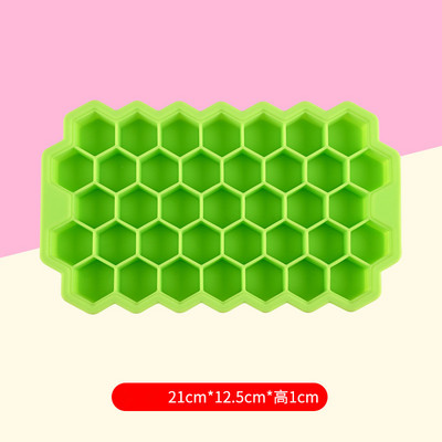 37 παγάκια, δίσκος για καλούπια πάγου σιλικόνης, παγομηχανή χωρίς BPA Κυψελοειδή παγάκια Εύκολης απελευθέρωσης