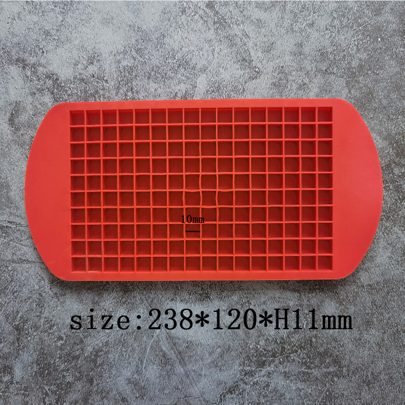 160 ruudustikuga silikoonist jääaluse vorm jääkuubikuvorm šokolaadivorm jäärestikandik minijääkuubikud väikese kandilise vormiga jäämasina vorm