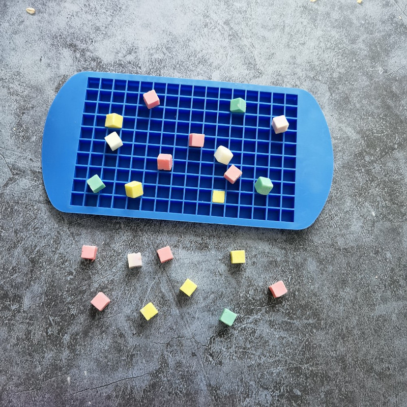 160 ruudustikuga silikoonist jääaluse vorm jääkuubikuvorm šokolaadivorm jäärestikandik minijääkuubikud väikese kandilise vormiga jäämasina vorm