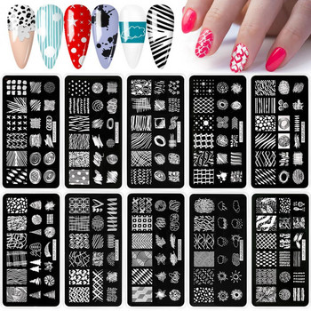 Висококачествен DIY шаблон за маникюр Плочка за нокти Шаблон за нокти Лек, деликатен