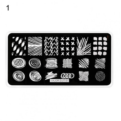 Kvaliteetne DIY maniküüri šabloon Küüneplaat Küünešabloon Kerge õrn