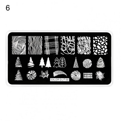 Kvaliteetne DIY maniküüri šabloon Küüneplaat Küünešabloon Kerge õrn