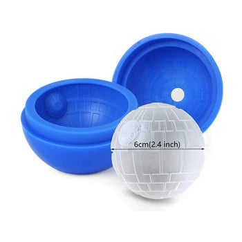 Σιλικόνη Ice Cube Mold Ice Ball Maker για Whisky Cocktail Wine Chocolate Candy Jelly Pudding Gummy Molds for Star War Funs