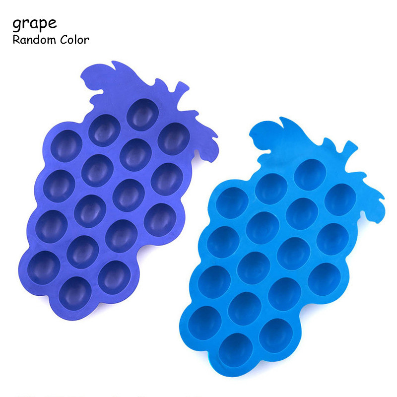 Mucegai pentru prepararea de gheață Mucegai pentru cuburi de gheață DIY Tavă de gheață din silicon Fructe Produs de gheață pentru animale Bar de calitate alimentară Instrumente de coacere DIY Accesorii pentru bucătărie