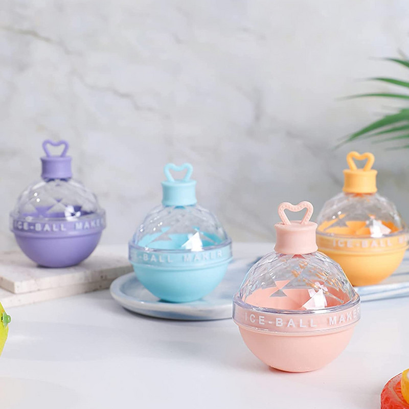 Jääpallivormid Toidukvaliteediga silikoonist jääkuubikuvormid Kommide värvilised jääkuubikud Jääpallide valmistaja viski- ja kokteilijääkuubikuvormid