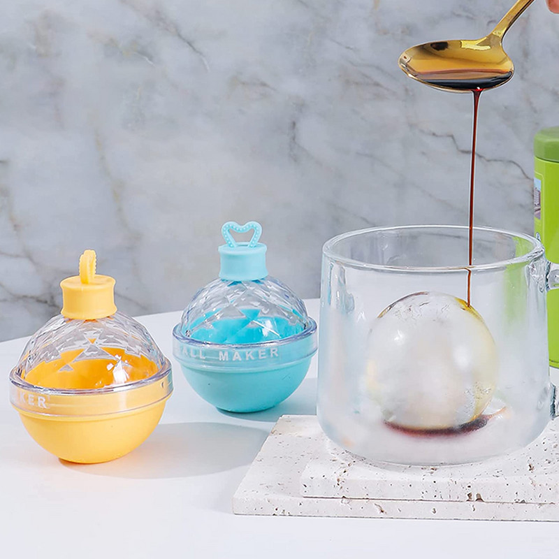 Jääpallivormid Toidukvaliteediga silikoonist jääkuubikuvormid Kommide värvilised jääkuubikud Jääpallide valmistaja viski- ja kokteilijääkuubikuvormid