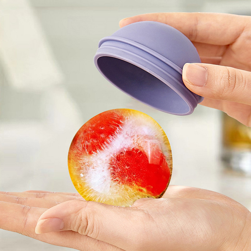 Jääpallivormid Toidukvaliteediga silikoonist jääkuubikuvormid Kommide värvilised jääkuubikud Jääpallide valmistaja viski- ja kokteilijääkuubikuvormid