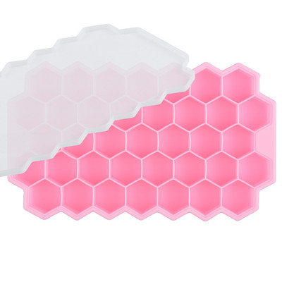 Kärgstruktuuriga jäävormi silikoonist jääkuubikualus Korduvkasutatav toidukvaliteediga silikoonvormiga jäämasin suviste mahlajookide jaoks köögividinad