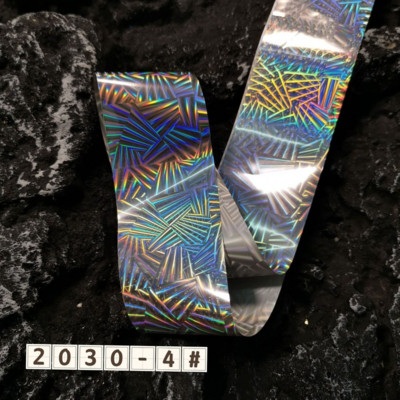 Σετ αυτοκόλλητων αυτοκόλλητων για μεταφορά με αλουμινόχαρτο 1 φύλλου μοτίβο λέιζερ βερνίκι νυχιών αυτοκόλλητα αυτοκόλλητα για γυναίκες κορίτσια DIY Διακόσμηση νυχιών