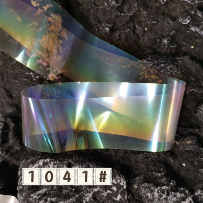 Σετ αυτοκόλλητων αυτοκόλλητων για μεταφορά με αλουμινόχαρτο 1 φύλλου μοτίβο λέιζερ βερνίκι νυχιών αυτοκόλλητα αυτοκόλλητα για γυναίκες κορίτσια DIY Διακόσμηση νυχιών