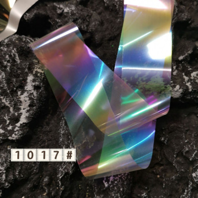 Σετ αυτοκόλλητων αυτοκόλλητων για μεταφορά με αλουμινόχαρτο 1 φύλλου μοτίβο λέιζερ βερνίκι νυχιών αυτοκόλλητα αυτοκόλλητα για γυναίκες κορίτσια DIY Διακόσμηση νυχιών