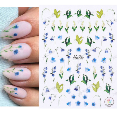 Tavaszi körömdíszítő matricák piros fehér rózsa virágmintás csúszkák levelek vonalak matricák 3D öntapadó körmök kiegészítők matrica