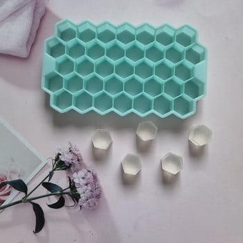 Creative Honeycomb Maker Δίσκοι για παγάκια από σιλικόνη Καλούπι πάγου Cube Ice Mold Silicone Cubitera Gadgets κουζίνας