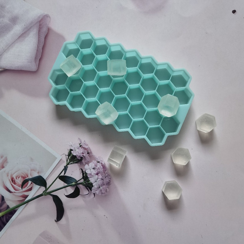 Creative Honeycomb Maker Δίσκοι για παγάκια από σιλικόνη Καλούπι πάγου Cube Ice Mold Silicone Cubitera Gadgets κουζίνας