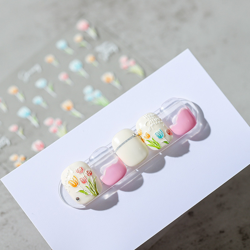 5D húsvéti tojások aranyos nyuszicsibe puha domborművek öntapadó körömdíszítések matricák 3D körömmatricák nagykereskedés