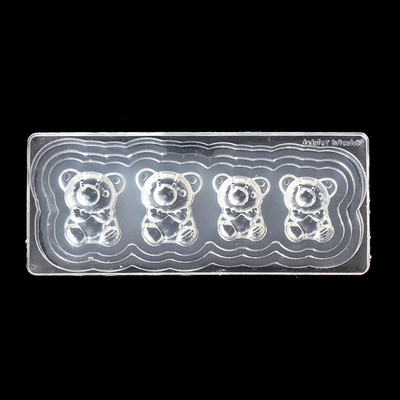 1 db 3D szilikon forma körömfaragó bélyegző lemezek stencilek Crysta körömdíszítő sablon UV géllakk manikűr forma barkácseszközök Tr#60