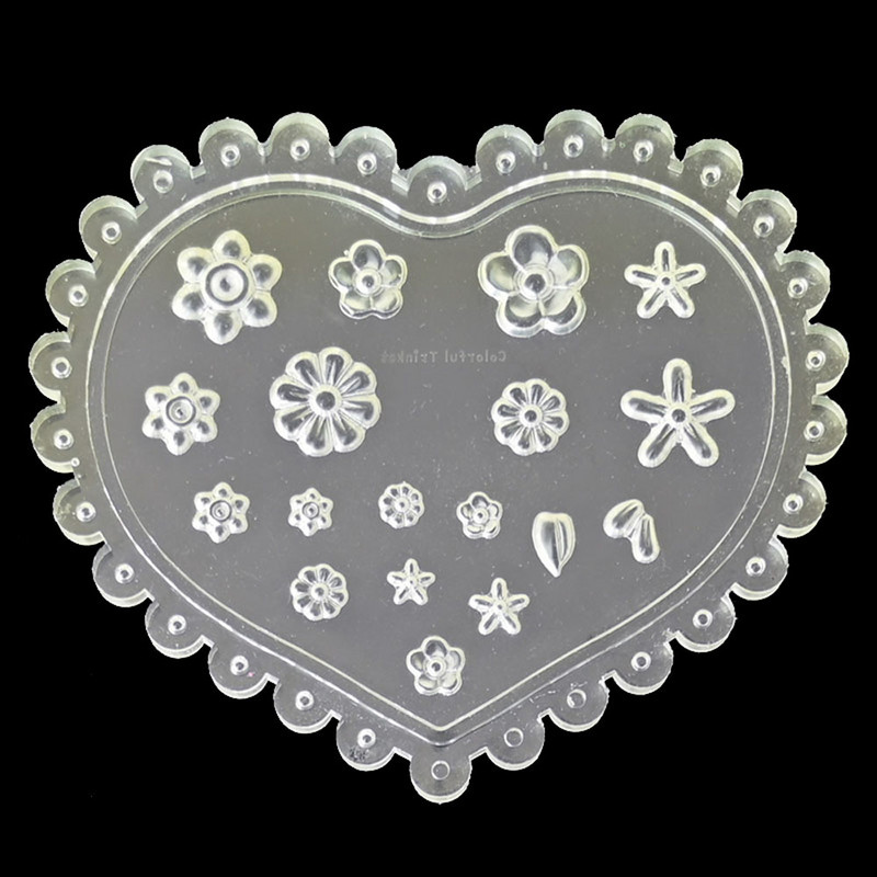 1 db 3D szilikon forma körömfaragó bélyegző lemezek stencilek Crysta körömdíszítő sablon UV géllakk manikűr forma barkácseszközök Tr#60