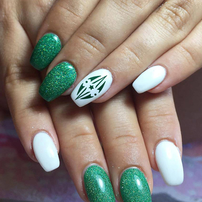 1 ΤΕΜ Γαλλική τέχνη νυχιών εκτύπωσης πινακίδας εκτύπωσης Πρότυπα σχεδίασης Flower Love Lace Stamp Nail Charm Mold Mold Εργαλεία στένσιλ