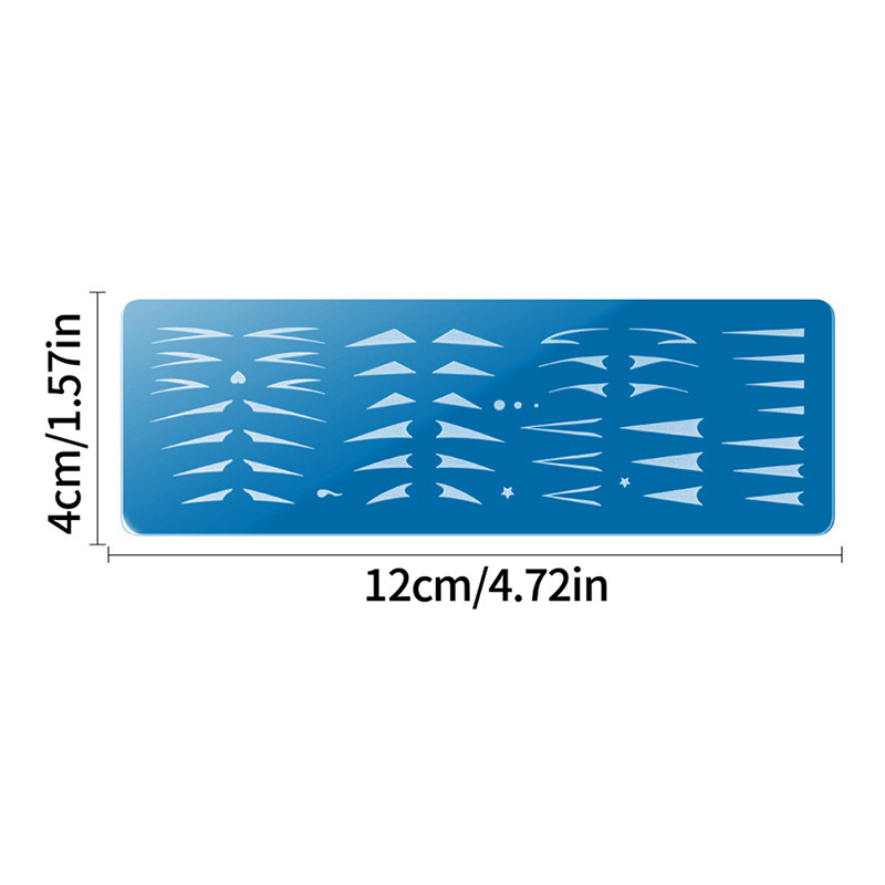 1 ΤΕΜ Γαλλική τέχνη νυχιών εκτύπωσης πινακίδας εκτύπωσης Πρότυπα σχεδίασης Flower Love Lace Stamp Nail Charm Mold Mold Εργαλεία στένσιλ