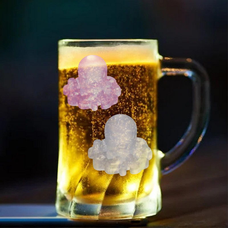 Jääkuubiku kaheksajala kujuga šokolaadivormi kandik jäätise meisterdamise tööriist viski veini kokteil jääkuubik 3D silikoonvormi köök avaleht