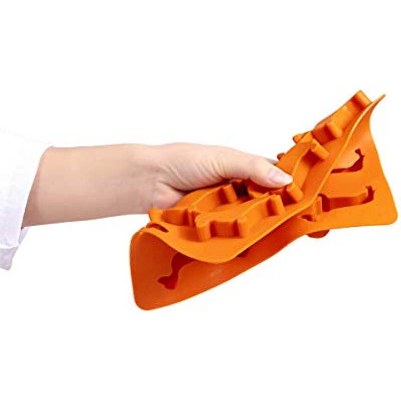 Takso šunų formos silikoninės ledo kubelių formos ir padėklas Jiulian silikoninės šunų ledo grotelės „pasidaryk pats“ pyrago formelės „pasidaryk pats“ pyragas šokoladinis ledas