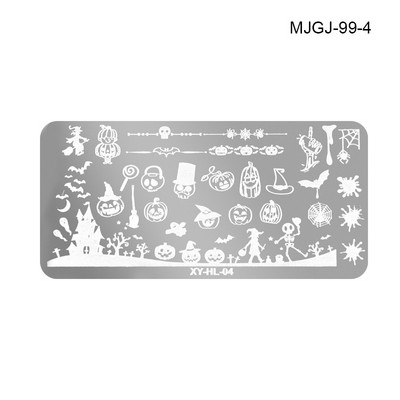 Χριστουγεννιάτικη πλάκα για σφράγιση νυχιών Πλάκες Φεστιβάλ Snowflake Pattern Nail Art Image Πλάκα από ανοξείδωτο ατσάλι Εργαλεία στένσιλ για Χριστούγεννα Πρωτοχρονιά