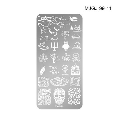 Χριστουγεννιάτικη πλάκα για σφράγιση νυχιών Πλάκες Φεστιβάλ Snowflake Pattern Nail Art Image Πλάκα από ανοξείδωτο ατσάλι Εργαλεία στένσιλ για Χριστούγεννα Πρωτοχρονιά