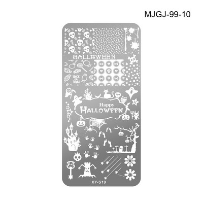 Χριστουγεννιάτικη πλάκα για σφράγιση νυχιών Πλάκες Φεστιβάλ Snowflake Pattern Nail Art Image Πλάκα από ανοξείδωτο ατσάλι Εργαλεία στένσιλ για Χριστούγεννα Πρωτοχρονιά