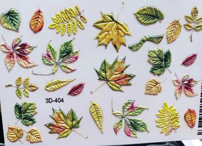 Vruće 3D akrilne naljepnice za nokte s ugraviranim cvijetom Plavo ružičaste boje Vodene naljepnice s cvijetom Empaistic Naljepnice za tobogan za nokte Z0479