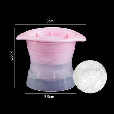 Silikoonist jääkuubiku vorm DIY jääpalli ümmargune vorm kokteiliviskijoogi jaoks