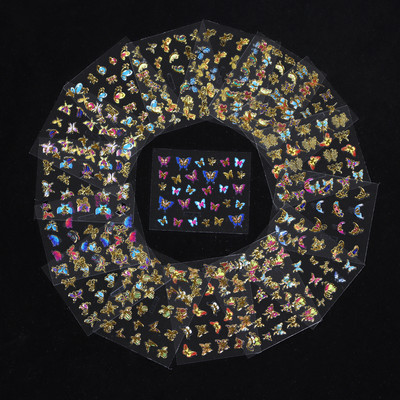 1PC Серия Blue Eye Стикери за нокти Абстрактна линия Модел Evil Eye Дизайн Декорации за изкуство за нокти Очарователни стикери Маникюр Направи си сам за нокти