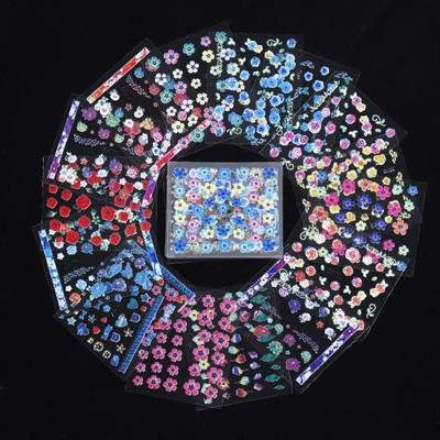 1PC Серия Blue Eye Стикери за нокти Абстрактна линия Модел Evil Eye Дизайн Декорации за изкуство за нокти Очарователни стикери Маникюр Направи си сам за нокти