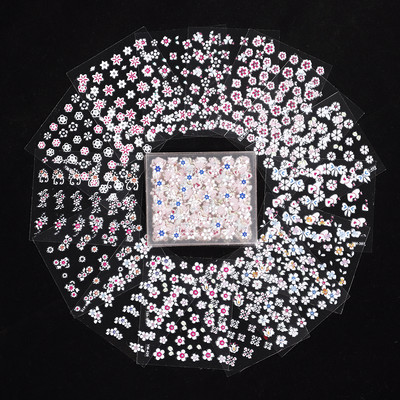 1PC Серия Blue Eye Стикери за нокти Абстрактна линия Модел Evil Eye Дизайн Декорации за изкуство за нокти Очарователни стикери Маникюр Направи си сам за нокти