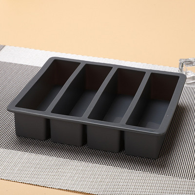 Formă pentru tavă de gheață cu bandă lungă, din silicon de calitate alimentară, pentru tavă de gheață, pentru aparatul de gheață DIY, tavă pentru gheață