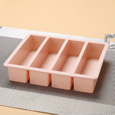 Formă pentru tavă de gheață cu bandă lungă, din silicon de calitate alimentară, pentru tavă de gheață, pentru aparatul de gheață DIY, tavă pentru gheață