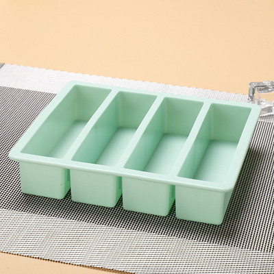 Formă pentru tavă de gheață cu bandă lungă, din silicon de calitate alimentară, pentru tavă de gheață, pentru aparatul de gheață DIY, tavă pentru gheață