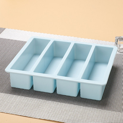 Formă pentru tavă de gheață cu bandă lungă, din silicon de calitate alimentară, pentru tavă de gheață, pentru aparatul de gheață DIY, tavă pentru gheață