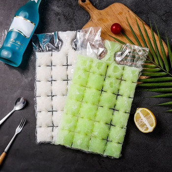 10 бр./пакет Еднократни торбички със замразен лед, самозапечатващи се пластмасови кубчета лед, инструменти, форми за производство на лед, инструменти за пиене