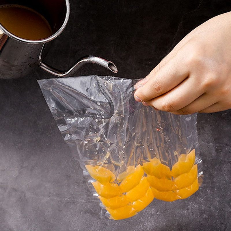 10 bucăți/pachet Saci de gheață de unică folosință înghețați pentru cuburi de gheață din plastic cu auto-etanșare Instrumente pentru prepararea de gheață