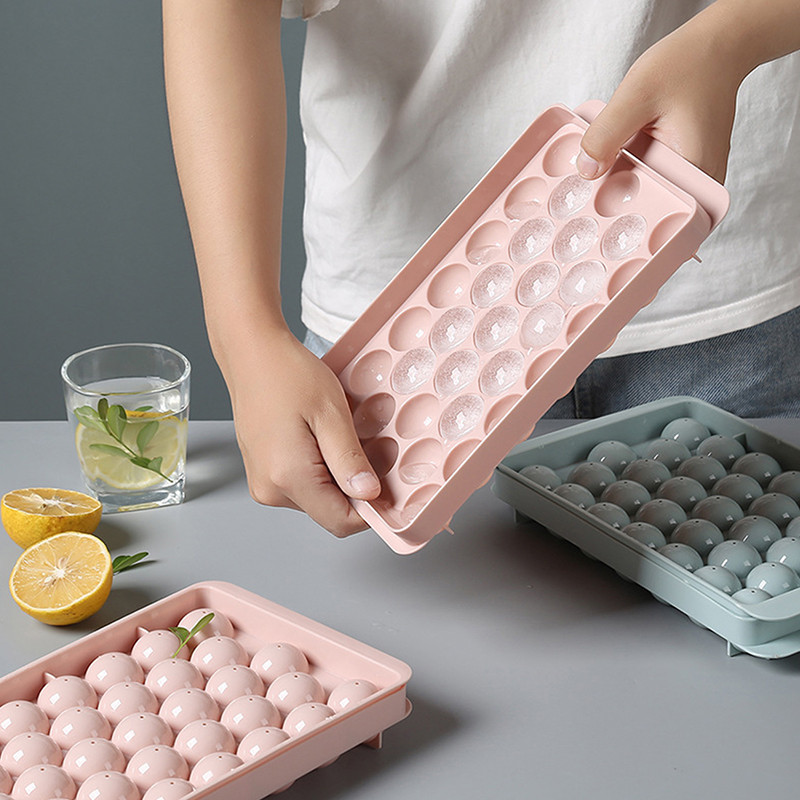 1 ΤΕΜ. Στρογγυλή φόρμα πάγου Ρόμβος Δίσκος παγοκύβου Πλαστική φόρμα κουζίνας