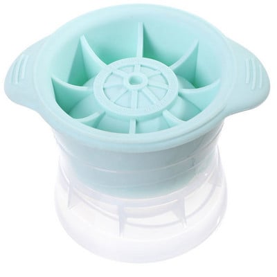 Νέα Στρογγυλή φόρμα παγωτού 6 εκατοστών DIY Παγωτομηχανή Πλαστική φόρμα πάγου Δίσκος ουίσκι για εργαλεία μπαρ Αξεσουάρ Gadget κουζίνας