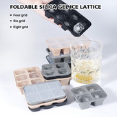 Silikoonist 4/6/8 restid kuubiku jääaluse vorm Viski jäävorm jääkuubiku tegija šokolaadivormid pleekimiskindlad kergesti eemaldatavad jääalused